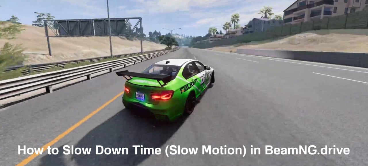 How to Slow Down Time (Slow Motion) in BeamNG.drive